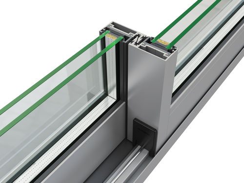 Lift & Slide Thermal Insulating System</br>Minimal face widths