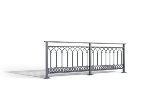 Classic railings with modern aesthetics</br> Authentic cast lines without restrictions