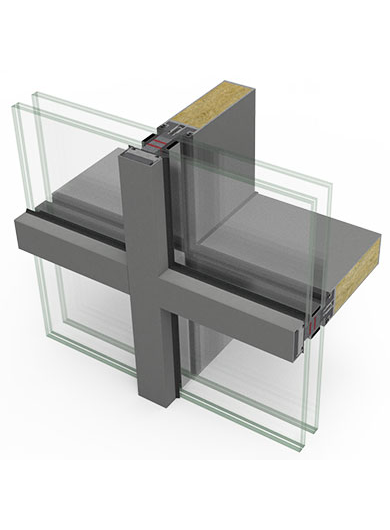 characteristics Curtain Wall System </br>Outstanding sound performance