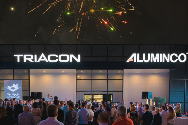 Λαμπερά εγκαίνια για το νέο εκθεσιακό χώρο της TRIACON, με τα κορυφαία συστήματα ALUMINCO!